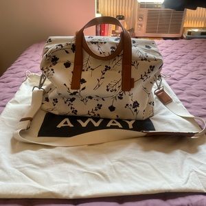 AWAY Limited Edition Floral Weekender Duffle Bag